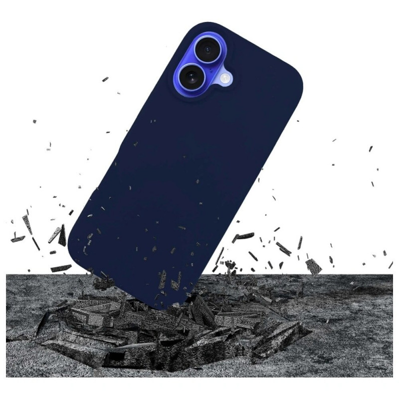 Etui silikonowe 3MK do Apple iPhone 16 Plus, granatowy
