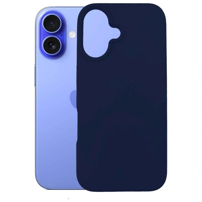 Etui silikonowe 3MK do Apple iPhone 16 Plus, granatowy