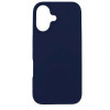 Etui silikonowe 3MK do Apple iPhone 16 Plus, granatowy