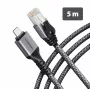 Goobay AXAGON ADE-CM50 adapter USB-C Gigabit Ethernet ze zintegrowanym kablem CAT6 5 m, RJ-45