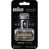 Braun NEVO-S zestaw kombinowany wymiennej głowicy golarki, srebrny, 921824