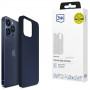 Etui silikonowe 3MK Silicone Case do Apple iPhone 16 Pro, granatowy