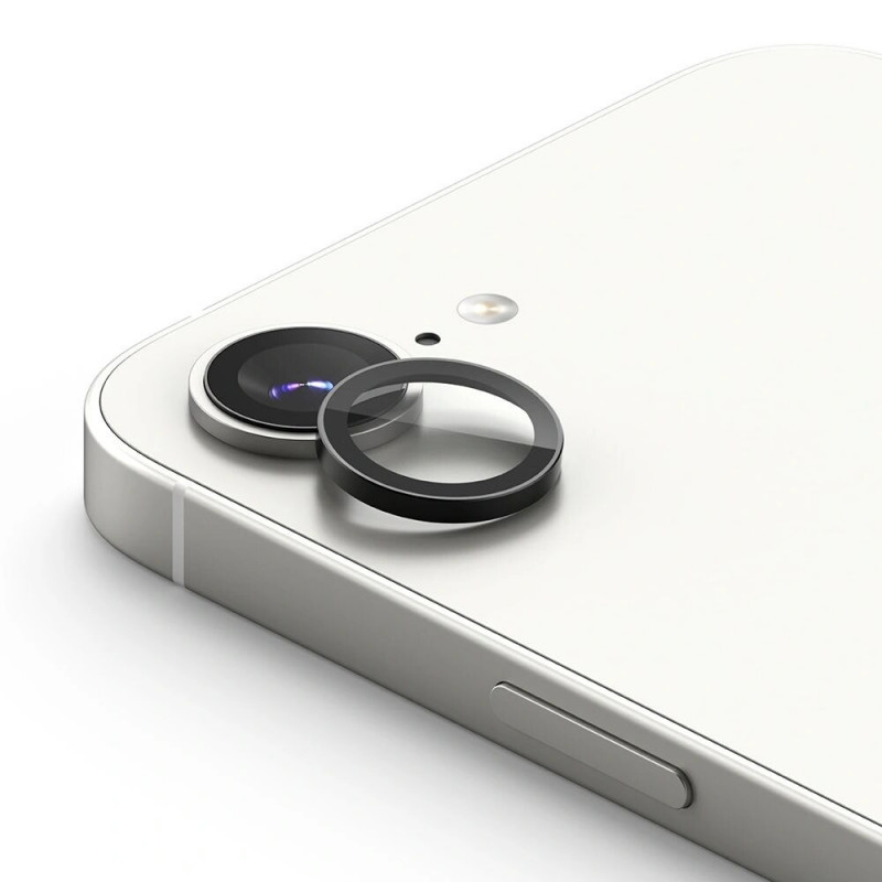 Ringke Ochrona ramki aparatu do Apple iPhone 17e / 16e, czarna (2 szt.)