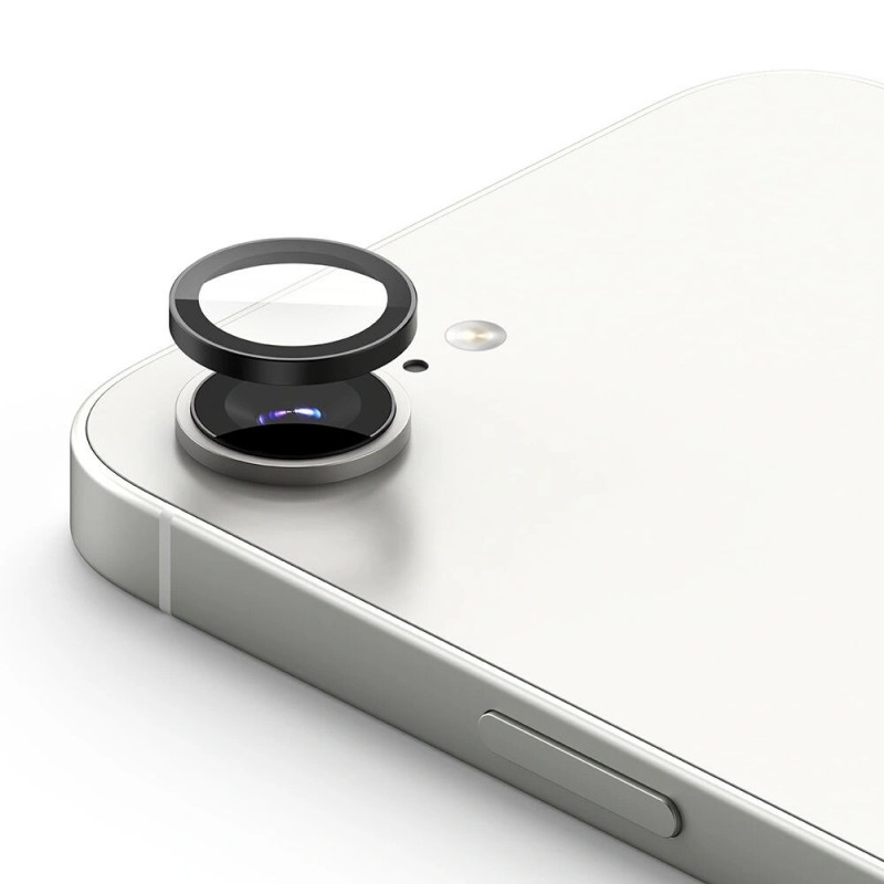 Ringke Ochrona ramki aparatu do Apple iPhone 17e / 16e, czarna (2 szt.)