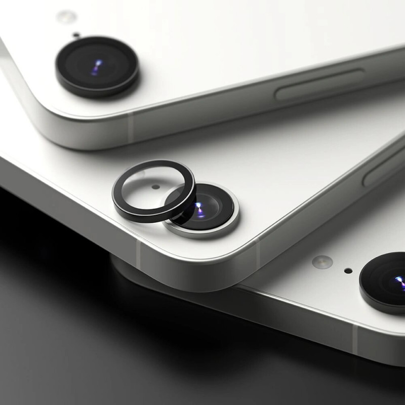Ringke Ochrona ramki aparatu do Apple iPhone 17e / 16e, czarna (2 szt.)