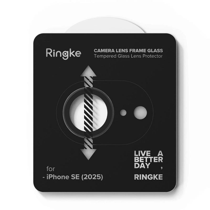 Ringke Ochrona ramki aparatu do Apple iPhone 17e / 16e, czarna (2 szt.)