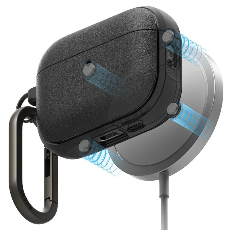 Ringke Onyx Magnetic MagSafe etui dla Apple AirPods Pro 3, czarny