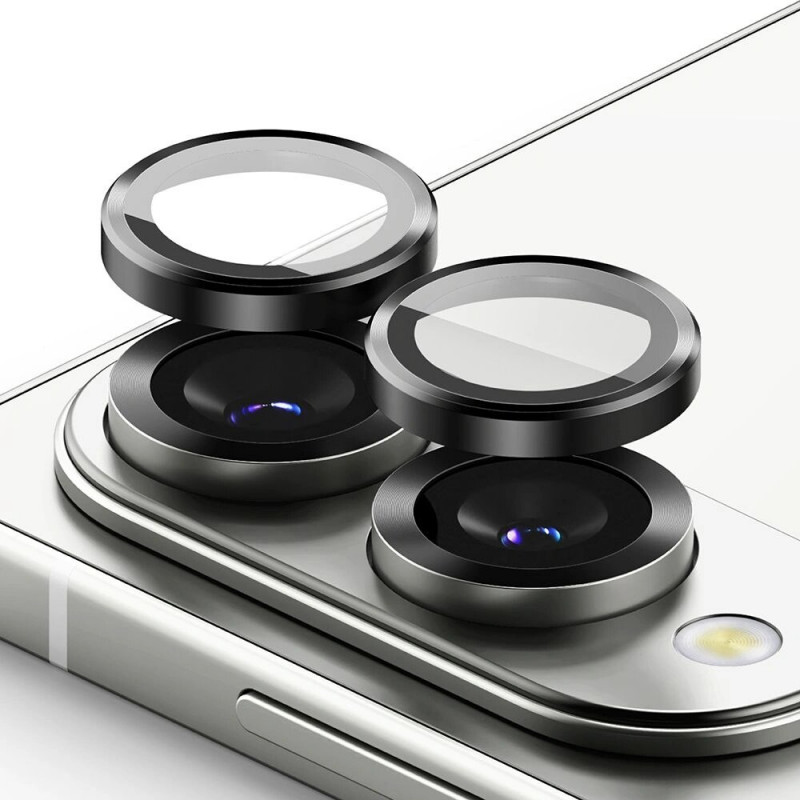 Osłona ramki aparatu Ringke do Samsung Galaxy S25 Edge, czarna