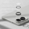 Osłona ramki aparatu Ringke do Samsung Galaxy S25 Edge, czarna