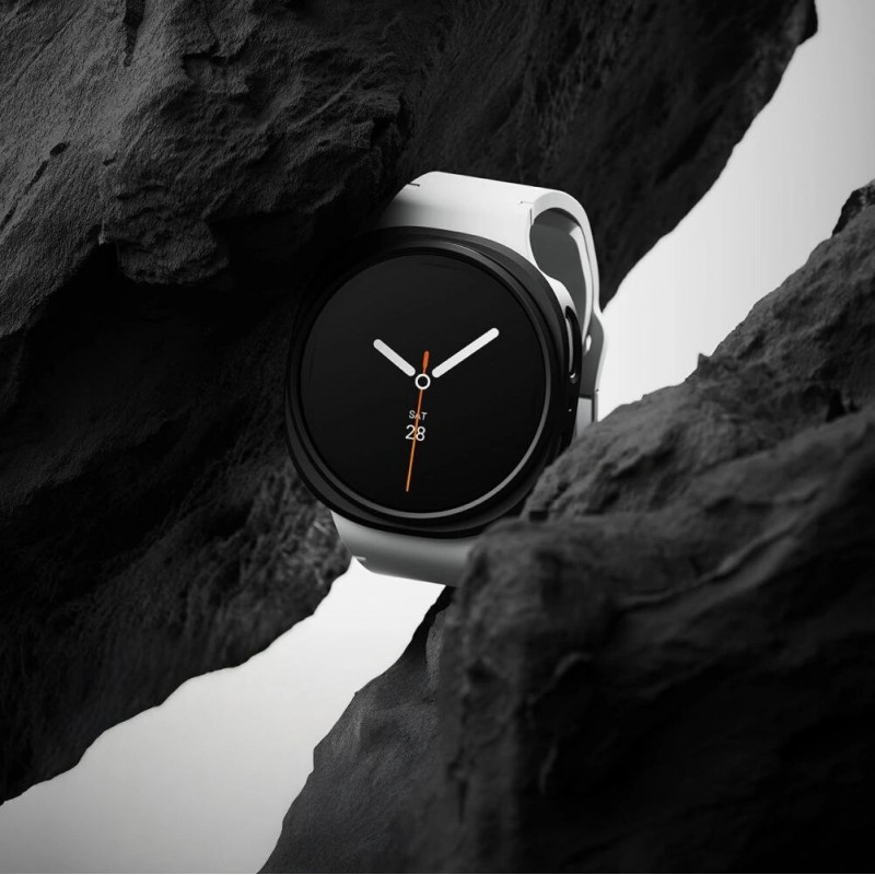 Ringke Slim RGK11818 etui do Samsung Galaxy Watch 8 / 9 40 mm, przezroczyste i matowe czarne (2 szt.)