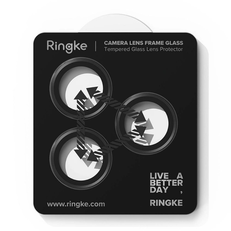 Ringke Ochrona ramki aparatu do Apple iPhone 17 Pro / 17 Pro Max, czarna (2 szt.)