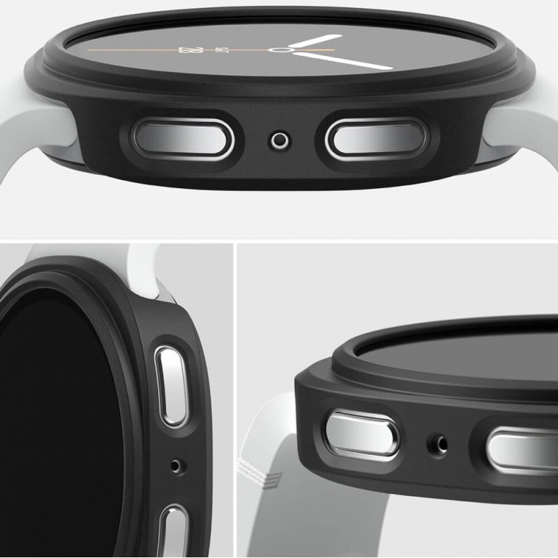 Ringke Slim RGK11819 etui do Samsung Galaxy Watch 8 / 9 44 mm, przezroczyste i matowe czarne (2 szt.)