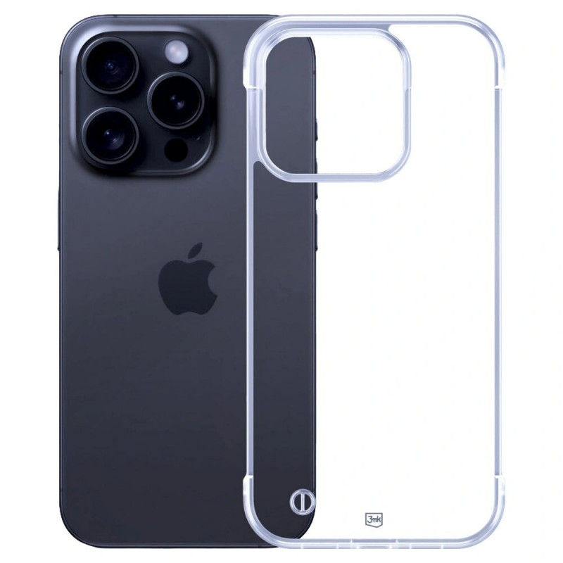 Etui na smartfona 3mk Just20g Clear Case Apple iPhone 15 Pro Max, przezroczyste