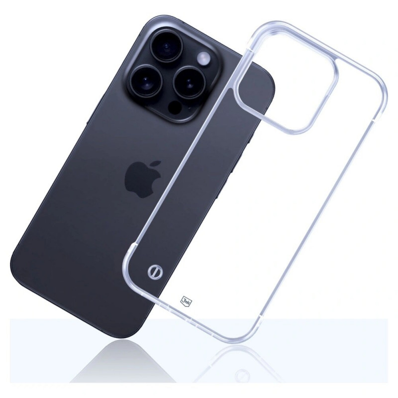 Etui na smartfona 3mk Just20g Clear Case Apple iPhone 15 Pro Max, przezroczyste