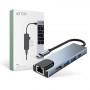 Tech-Protect V3 5in1 hub USB-C, szary