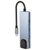 Tech-Protect V3 5in1 hub USB-C, szary