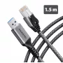 Goobay AXAGON ADE-AM15 adapter USB-A na Gigabit Ethernet ze zintegrowanym kablem CAT6 1,5 m