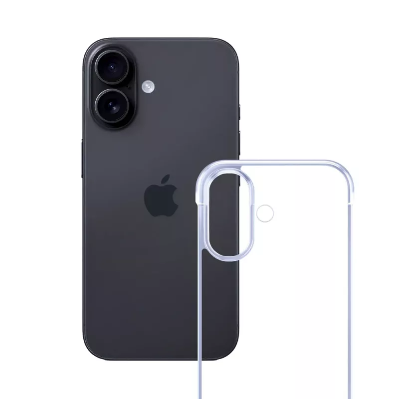 Etui na smartfona 3mk Just20g Clear Case Apple iPhone 16, przezroczyste