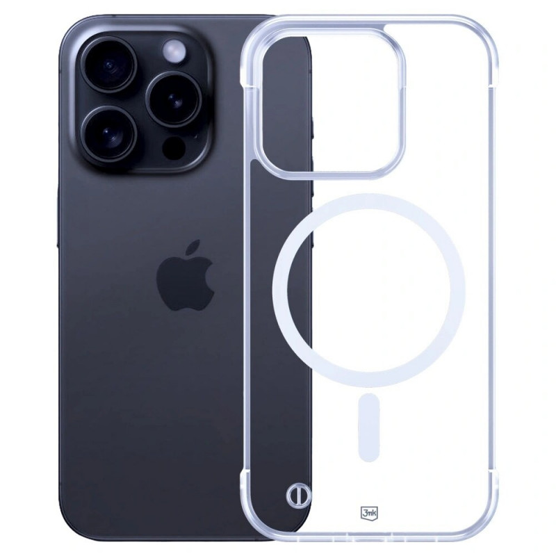 Etui na smartfona 3mk Just20g MagCase Apple iPhone 14 Pro, przezroczyste