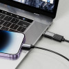 Tech-Protect UltraBoost adapter OTG USB-C / USB-A, czarny