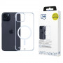 Etui na smartfona 3mk Just20g MagCase Apple iPhone 15 Plus, przezroczyste