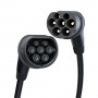 Kabel do ładowania go-e Type 2 Black Edition, 22 kW, 7,5 m, czarny