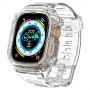 Spigen Rugged Armor Pro pasek z etui na Apple Watch Ultra 49 mm, Crystal Clear