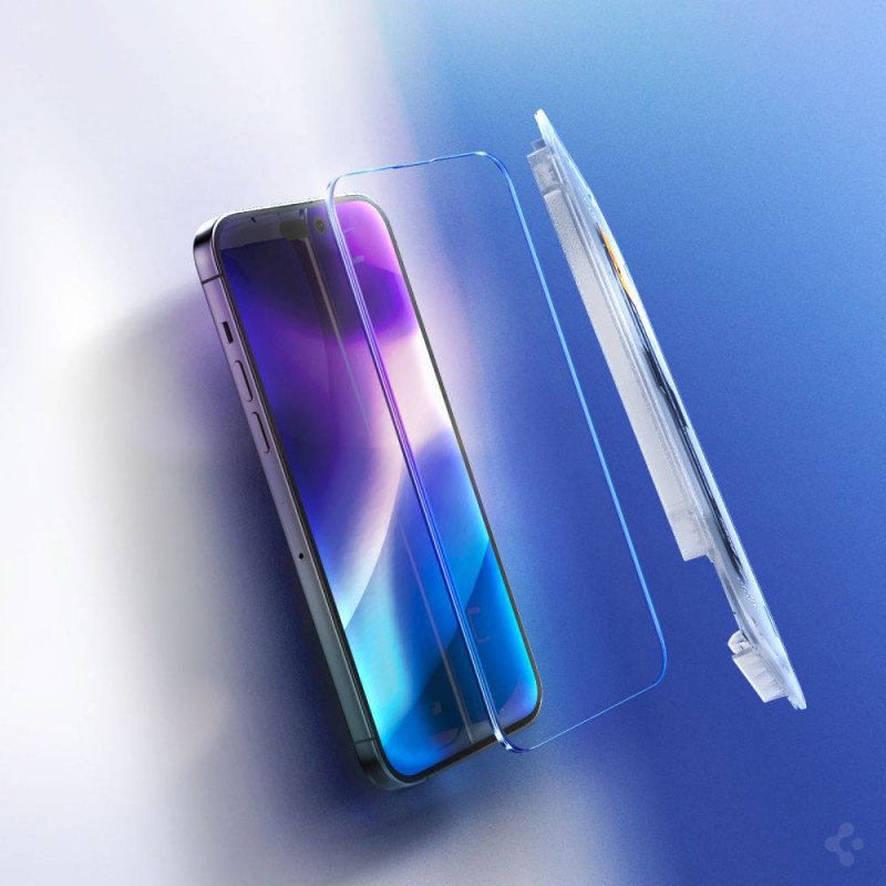 Spigen GLAS.tR EZ Fit szkło hartowane do Apple iPhone 14 Pro, przezroczyste (2 szt.)