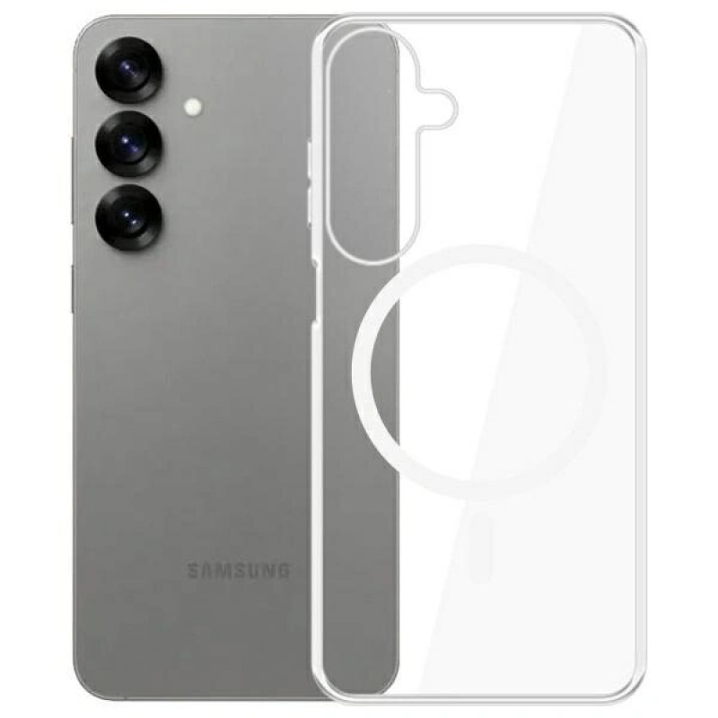 3MK Clear MagCase do Samsung Galaxy S25+, MagSafe, przezroczyste