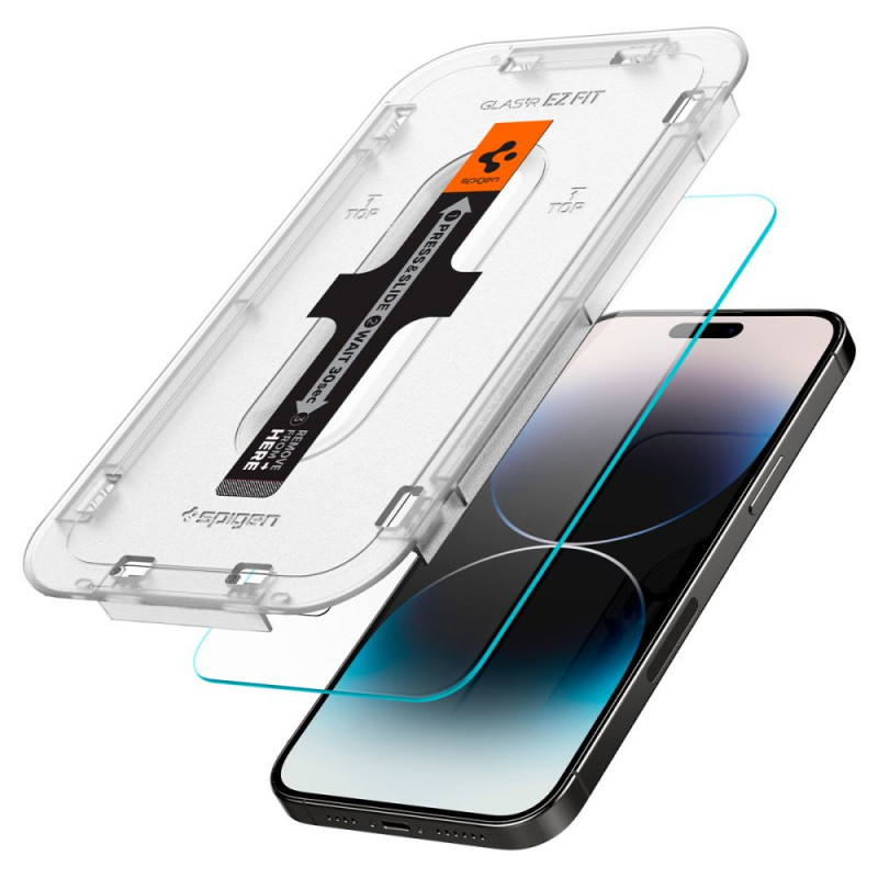 Spigen GLAS.tR EZ Fit szkło hartowane dla Apple iPhone 14 Pro Max (2 szt.)