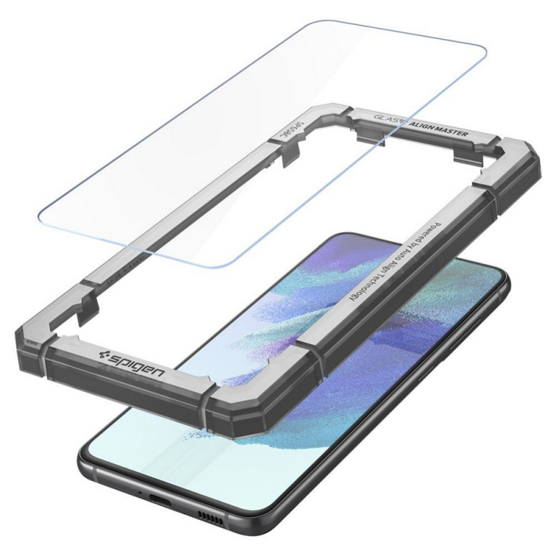 Spigen AlignMaster GLAS.tR szkło hartowane do Samsung Galaxy S21 FE (2 szt.)