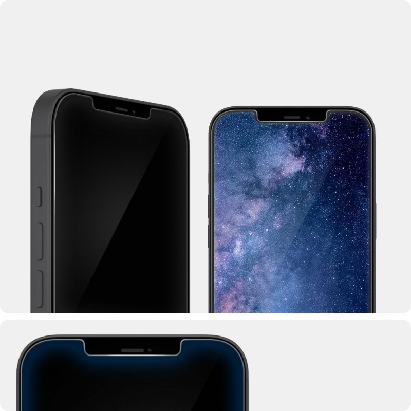 Spigen GLAS.tR EZ Fit szkło hartowane do Apple iPhone 12 / 12 Pro (2 szt.)