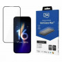 Szkło hartowane 3MK HardGlass Max Apple iPhone 16 Plus, czarny