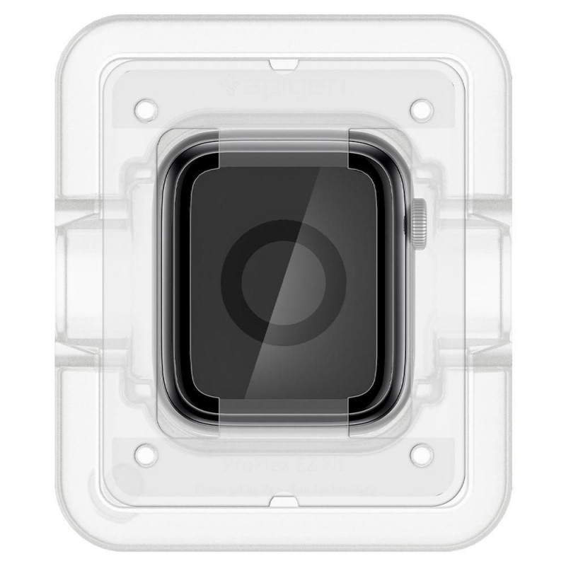 Spigen ProFlex EZ Fit AFL01220 hybrydowe szkło ochronne na ekran do Apple Watch 4/5/6/7/8/9/SE 44/45 mm