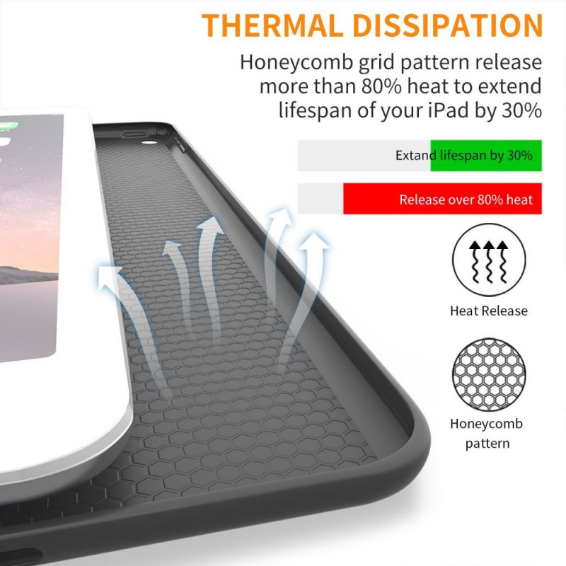Tech-Protect Smartcase THP770BLK etui do Apple iPad 9.7 (2017/2018, 5. i 6. generacja), czarne