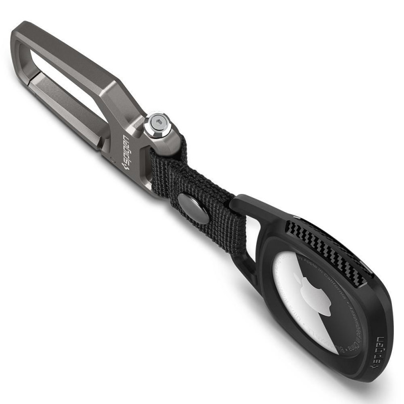 Spigen etui Rugged Armor do Apple AirTag, matowa czerń