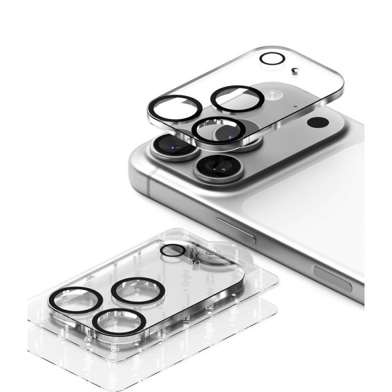 Osłona aparatu Ringke Camera Full Cover do Apple iPhone 18 Pro Max, szkło hartowane 9H, czarna (2 szt.)