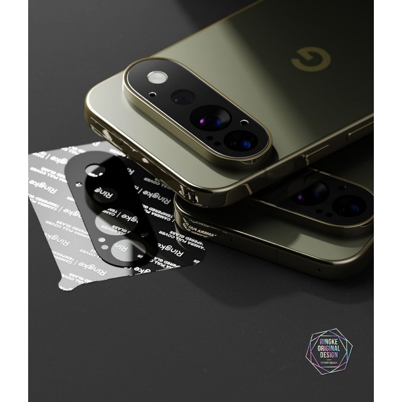 Ringke Camera Full Cover osłona obiektywu aparatu Google Pixel 11 Pro, szkło hartowane, czarny (2 szt.)