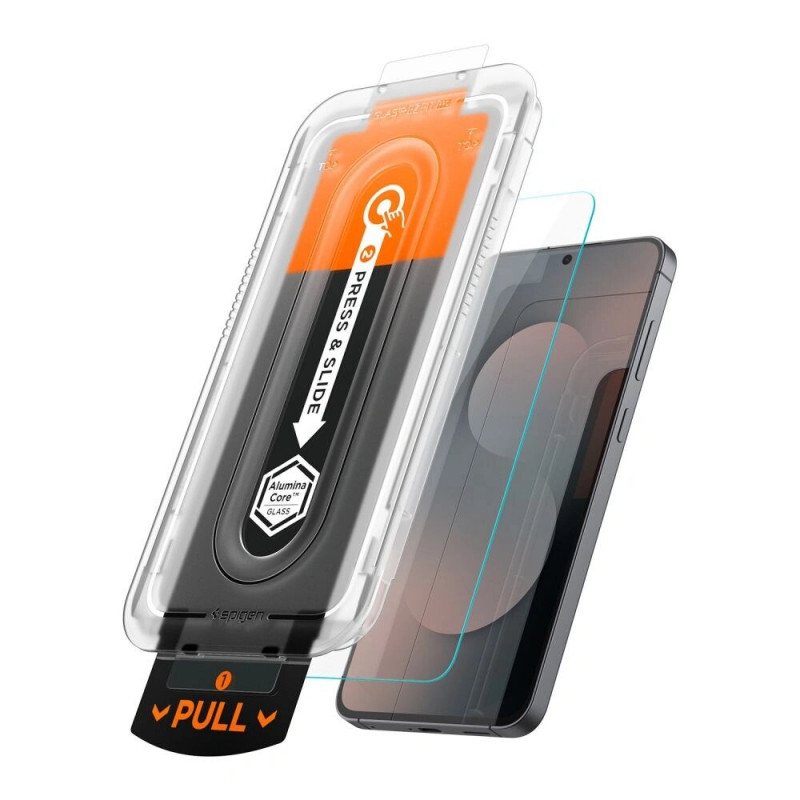 Spigen Glas.tR EZ Fit Pro szkło hartowane do Samsung Galaxy S25 FE, przezroczyste (2 szt.)