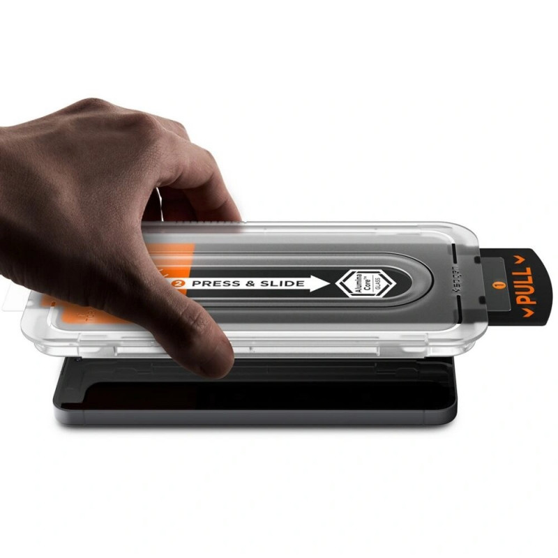 Spigen Glas.tR EZ Fit Pro szkło hartowane do Samsung Galaxy S25 FE, przezroczyste (2 szt.)