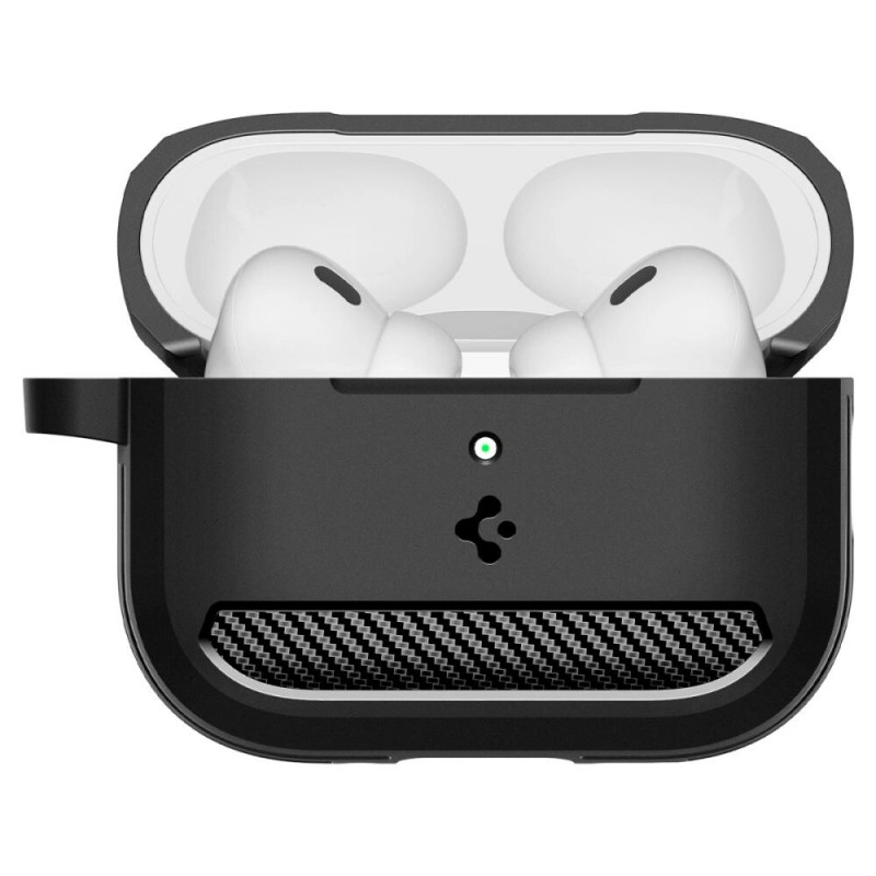 Spigen Rugged Armor ACS09822 etui na Apple AirPods Pro 3, matowy czarny