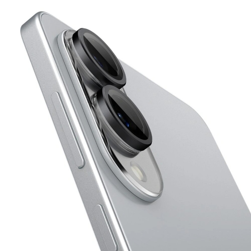 Spigen Optik Pro Glas.tR EZ Fit AGL09413 Ochrona aparatu dla Samsung Galaxy S25 Edge, czarna (2 szt.)