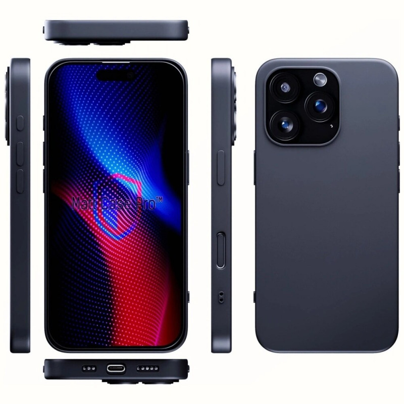 3MK Matt Case Pro do Apple iPhone 16 Pro Max, czarny