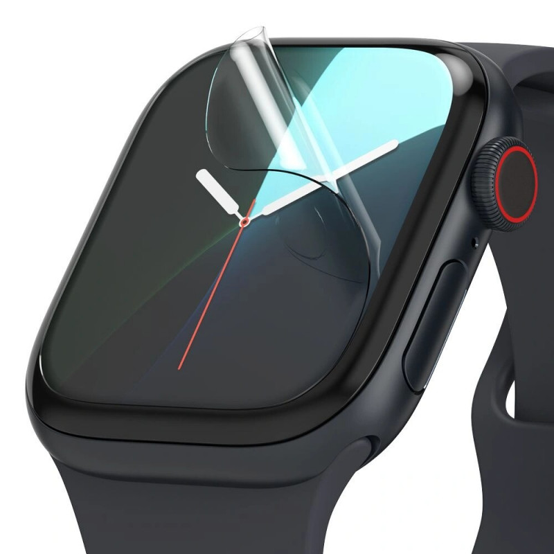 Ringke Dual Easy folia ochronna na ekran do Apple Watch 10 / 11 46 mm, przezroczysta (3 szt.)