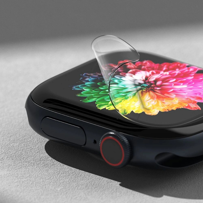 Ringke Dual Easy folia ochronna na ekran do Apple Watch 10 / 11 46 mm, przezroczysta (3 szt.)