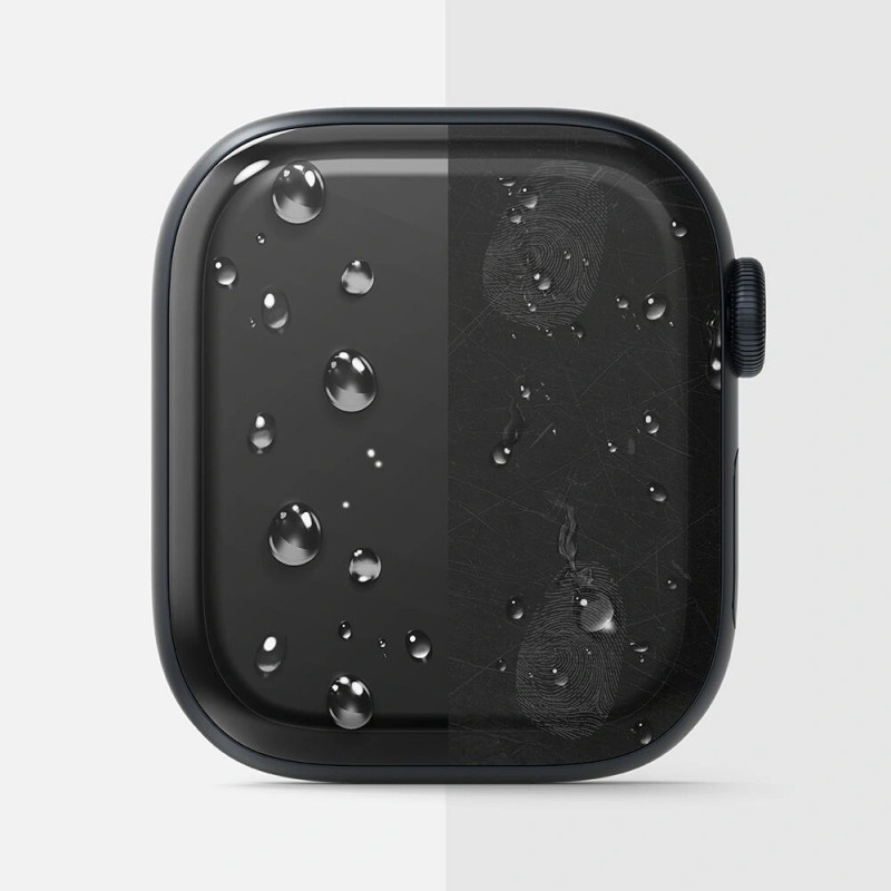 Ringke Dual Easy folia ochronna na ekran do Apple Watch 10 / 11 46 mm, przezroczysta (3 szt.)
