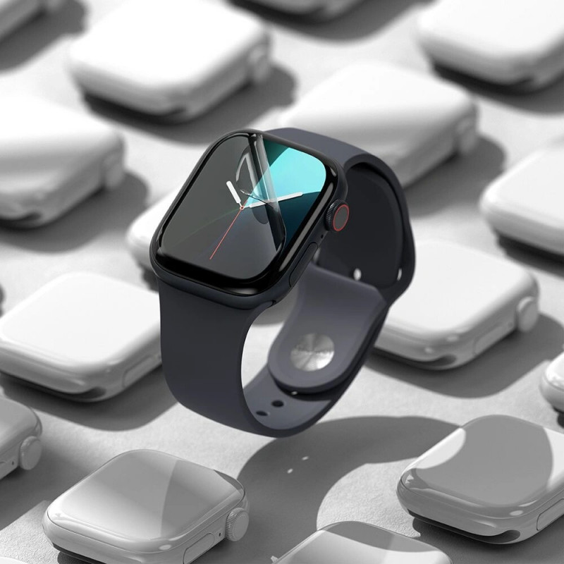 Ringke Dual Easy folia ochronna na ekran do Apple Watch 10 / 11 42 mm, przezroczysta (3 szt.)