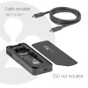 Obudowa do dysku SSD M.2 NVMe Club3D CAC-2510 z wentylatorem, USB4
