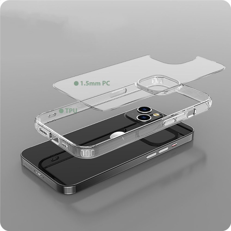 Etui Tech-Protect Flexair Hybrid THP2312 do Apple iPhone 15, przezroczyste