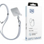Smycz do telefonu 3MK EasyClip, szary / srebrny